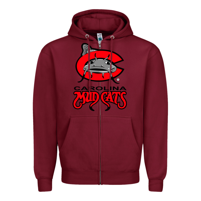 The-carolina-mudcats-merch Zipper Hoodie by linhVisuals | Teevron