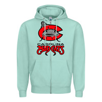 Seafoam the-carolina-mudcats-merch Zipper Hoodie - linhVisuals