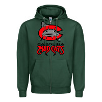 Sports Green the-carolina-mudcats-merch Zipper Hoodie - linhVisuals