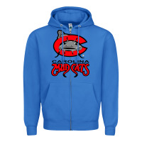 True Royal the-carolina-mudcats-merch Zipper Hoodie - linhVisuals