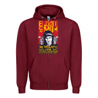 Burgundy Elliott Smith Zipper Hoodie - linhVisuals