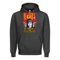 Charcoal Heather Elliott Smith Zipper Hoodie - linhVisuals
