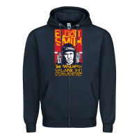 Navy Elliott Smith Zipper Hoodie - linhVisuals