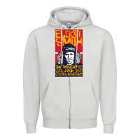 Dove Grey Elliott Smith Zipper Hoodie - linhVisuals