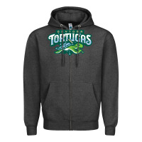 Charcoal Heather the-daytona-tortugas-merch Zipper Hoodie - linhVisuals