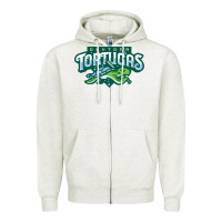 Oatmeal Heather the-daytona-tortugas-merch Zipper Hoodie - linhVisuals
