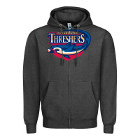 Charcoal Heather the-clearwater-threshers-merch Zipper Hoodie - linhVisuals