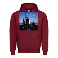 Burgundy Cranberries Dolores O'Riordan Zipper Hoodie - linhVisuals