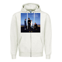 Oatmeal Heather Cranberries Dolores O'Riordan Zipper Hoodie - linhVisuals