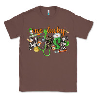 Chestnut One lucky Nurse St. Patrick's Day Classic Tee - CowGirlArtShop