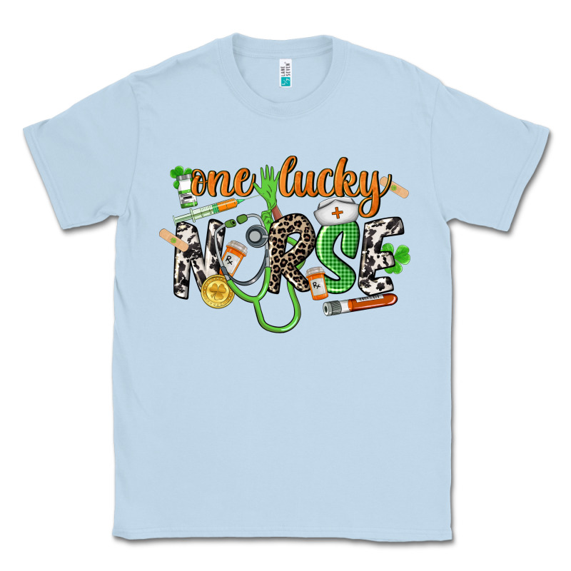One Lucky Nurse St. Patrick's Day Classic Tee by CowGirlArtShop | Teevron