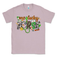 Lilac One lucky Nurse St. Patrick's Day Classic Tee - CowGirlArtShop