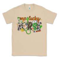 Mushroom One lucky Nurse St. Patrick's Day Classic Tee - CowGirlArtShop