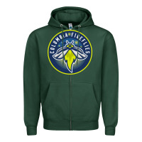 Sports Green the-columbia-fireflies-merch Zipper Hoodie - linhVisuals