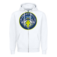 White the-columbia-fireflies-merch Zipper Hoodie - linhVisuals