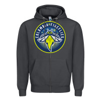 Smoke the-columbia-fireflies-merch Zipper Hoodie - linhVisuals