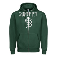 Sports Green Skinny Puppy Zipper Hoodie - linhVisuals