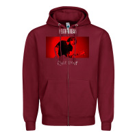 Burgundy keith urban 1 Zipper Hoodie - linhVisuals