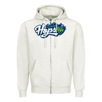 Oatmeal Heather the-hillsboro-hops-merch Zipper Hoodie - linhVisuals