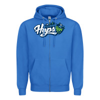 True Royal the-hillsboro-hops-merch Zipper Hoodie - linhVisuals
