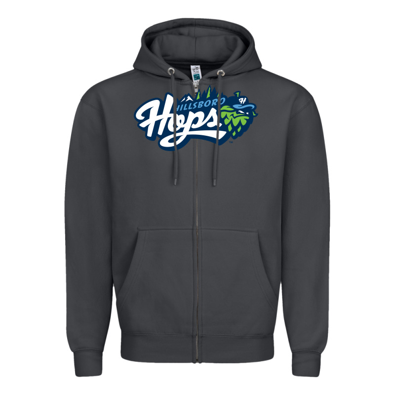 The-hillsboro-hops-merch Zipper Hoodie by linhVisuals | Teevron