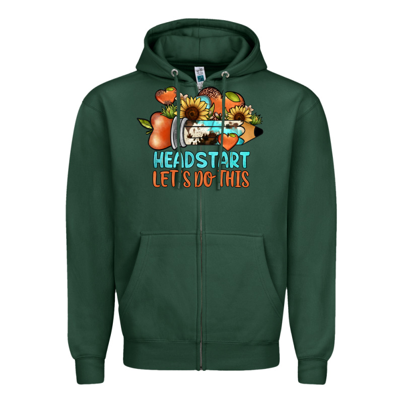 Headstart Let's Do This Zipper Hoodie by JahusDesignShop | Teevron