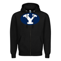 Black byu couga s Zipper Hoodie - linhVisuals
