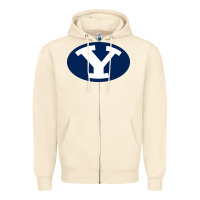 Sandshell byu couga s Zipper Hoodie - linhVisuals