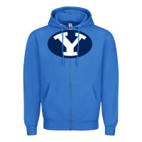 True Royal byu couga s Zipper Hoodie - linhVisuals
