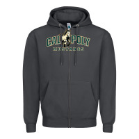 Smoke cal poly Zipper Hoodie - linhVisuals