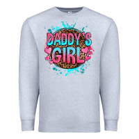 Heather Grey daddy's girl Premium Sweatshirt - RanaPortraitStore