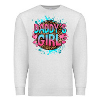 Oatmeal Heather daddy's girl Premium Sweatshirt - RanaPortraitStore