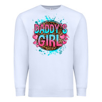 White daddy's girl Premium Sweatshirt - RanaPortraitStore