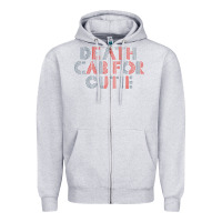 Heather Grey death cab for cutie Zipper Hoodie - linhVisuals