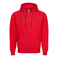 Red death cab for cutie Zipper Hoodie - linhVisuals