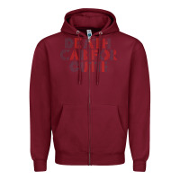 Burgundy death cab for cutie Zipper Hoodie - linhVisuals