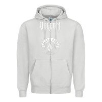 Dove Grey Volcom Style Zipper Hoodie - linhVisuals