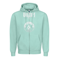 Seafoam Volcom Style Zipper Hoodie - linhVisuals