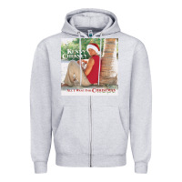 Heather Grey kenny chesney all i want for christmas Zipper Hoodie - linhVisuals