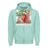 Seafoam kenny chesney all i want for christmas Zipper Hoodie - linhVisuals