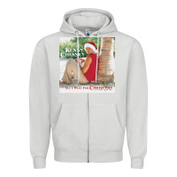Dove Grey kenny chesney all i want for christmas Zipper Hoodie - linhVisuals