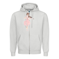 Dove Grey lindsey stirling Zipper Hoodie - linhVisuals