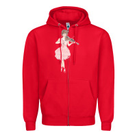 Red lindsey stirling Zipper Hoodie - linhVisuals