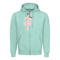 Seafoam lindsey stirling Zipper Hoodie - linhVisuals