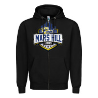 Black mars hill university Zipper Hoodie - linhVisuals