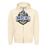 Sandshell mars hill university Zipper Hoodie - linhVisuals