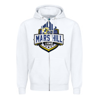 White mars hill university Zipper Hoodie - linhVisuals