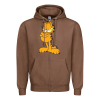 Chestnut gearl Zipper Hoodie - linhVisuals