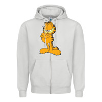 Dove Grey gearl Zipper Hoodie - linhVisuals