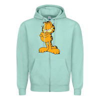Seafoam gearl Zipper Hoodie - linhVisuals